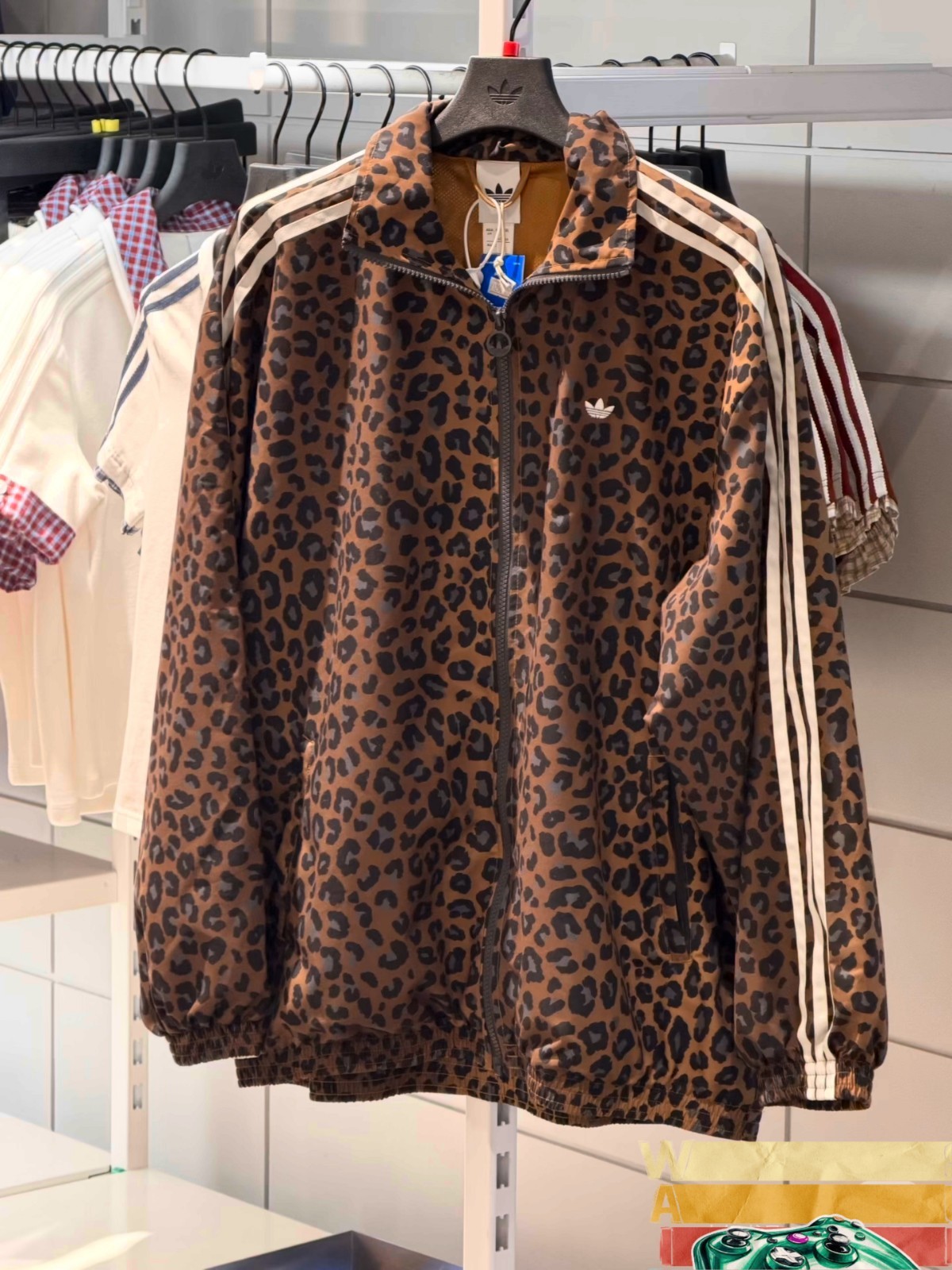 Adidas Leopard Firebird Oversized Track Jacket JW7301 All Size-New Authentic