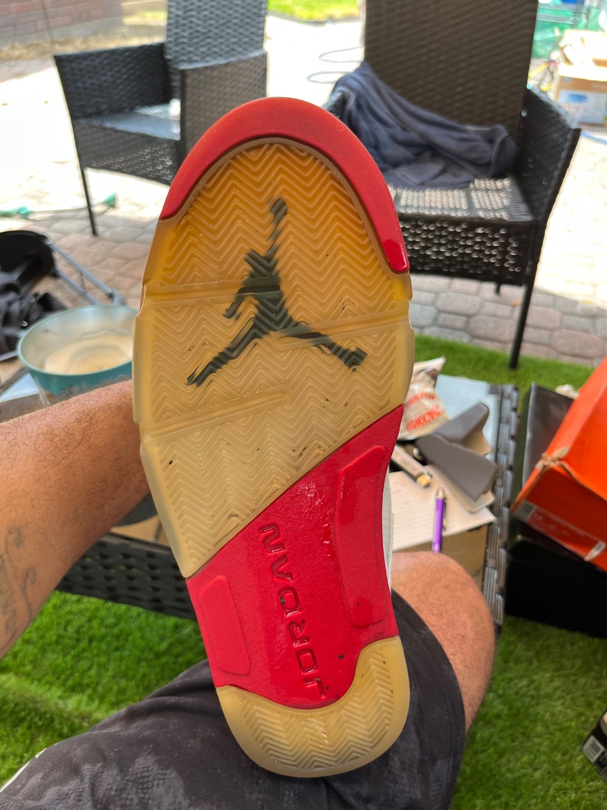 Size 13.5 – Air Jordan 5 Retro 2013 Fire Red