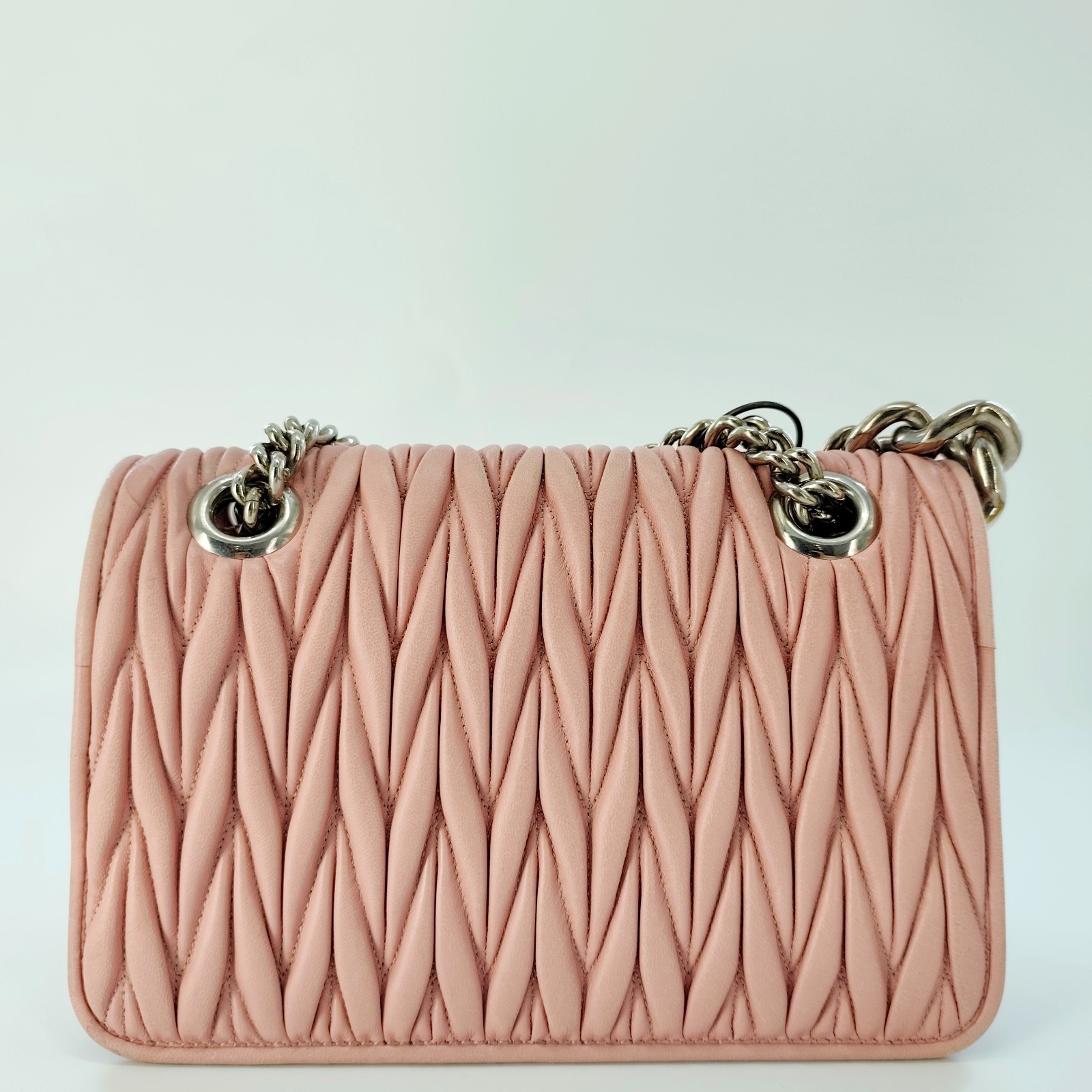 Leather Matelasse Crossbody Bag BF00284