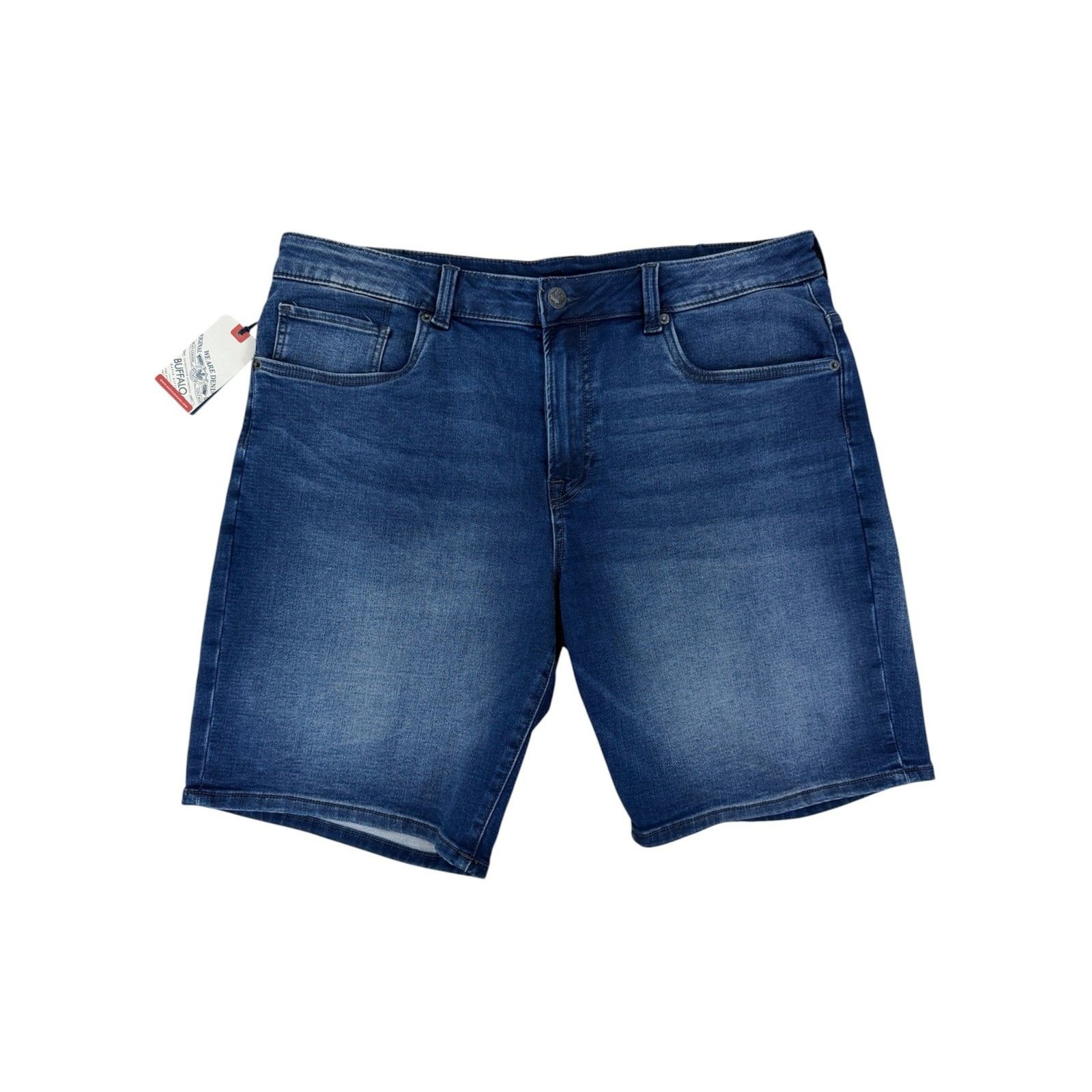 Buffalo David Bitton Men’s Denim Shorts Size 38 Blue Jeans Jorts NWT