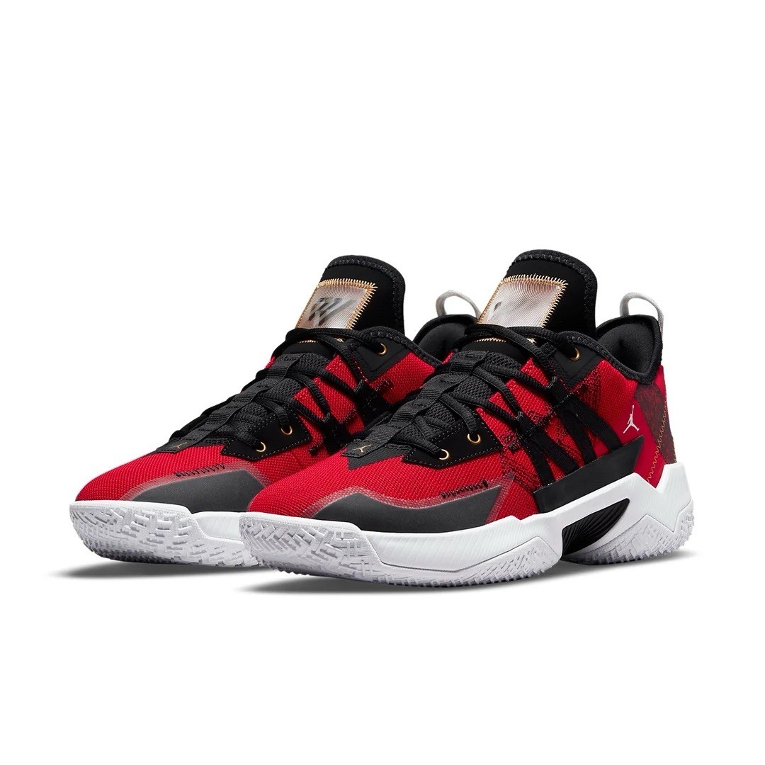 Nike Air Jordan One Take 2 Red White Black Gold Sneakers CW2457-607 Men’s Sizes