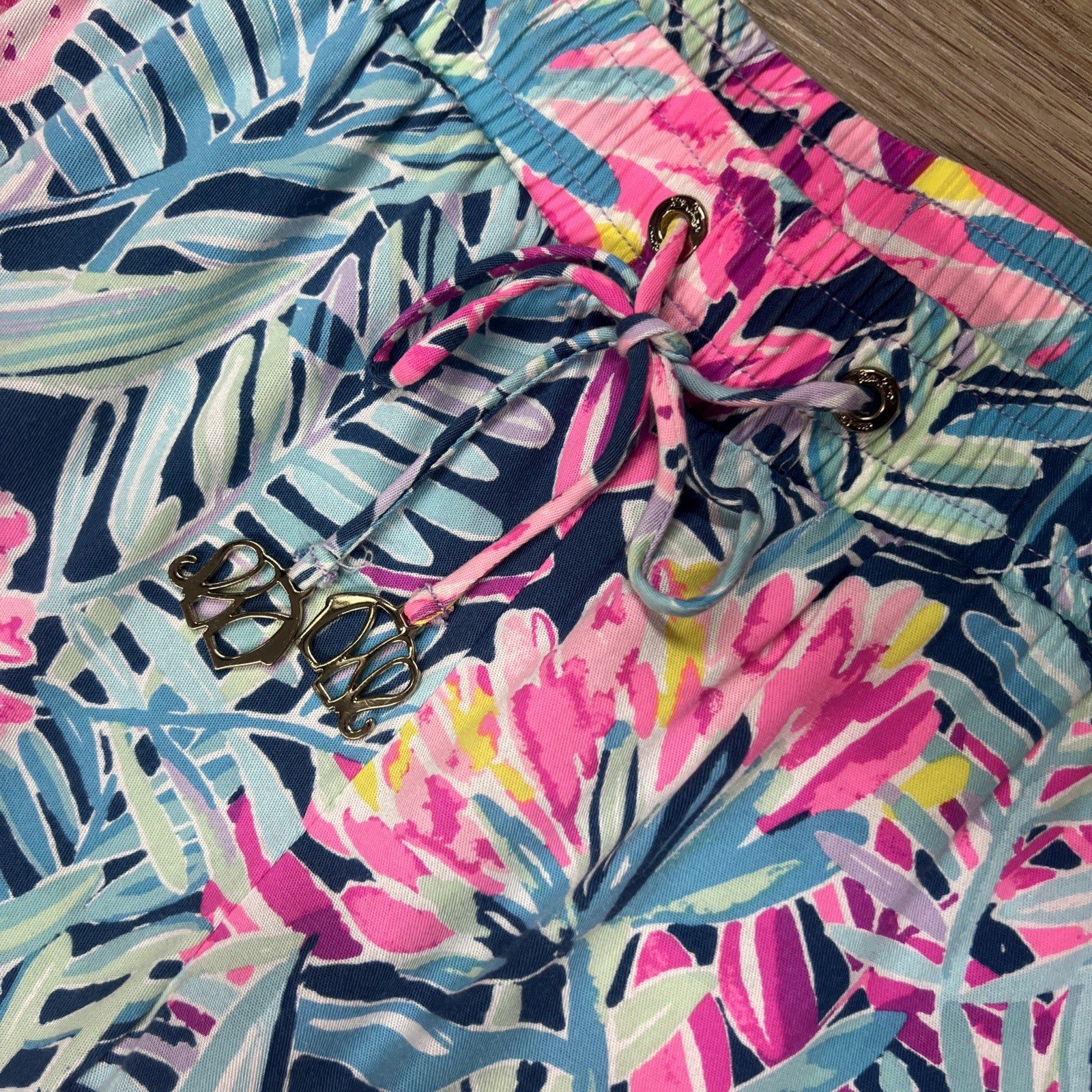 Lilly Pulitzer Piper Ankle Pant Slathouse Soiree Tropical Vacation Summer Wear S