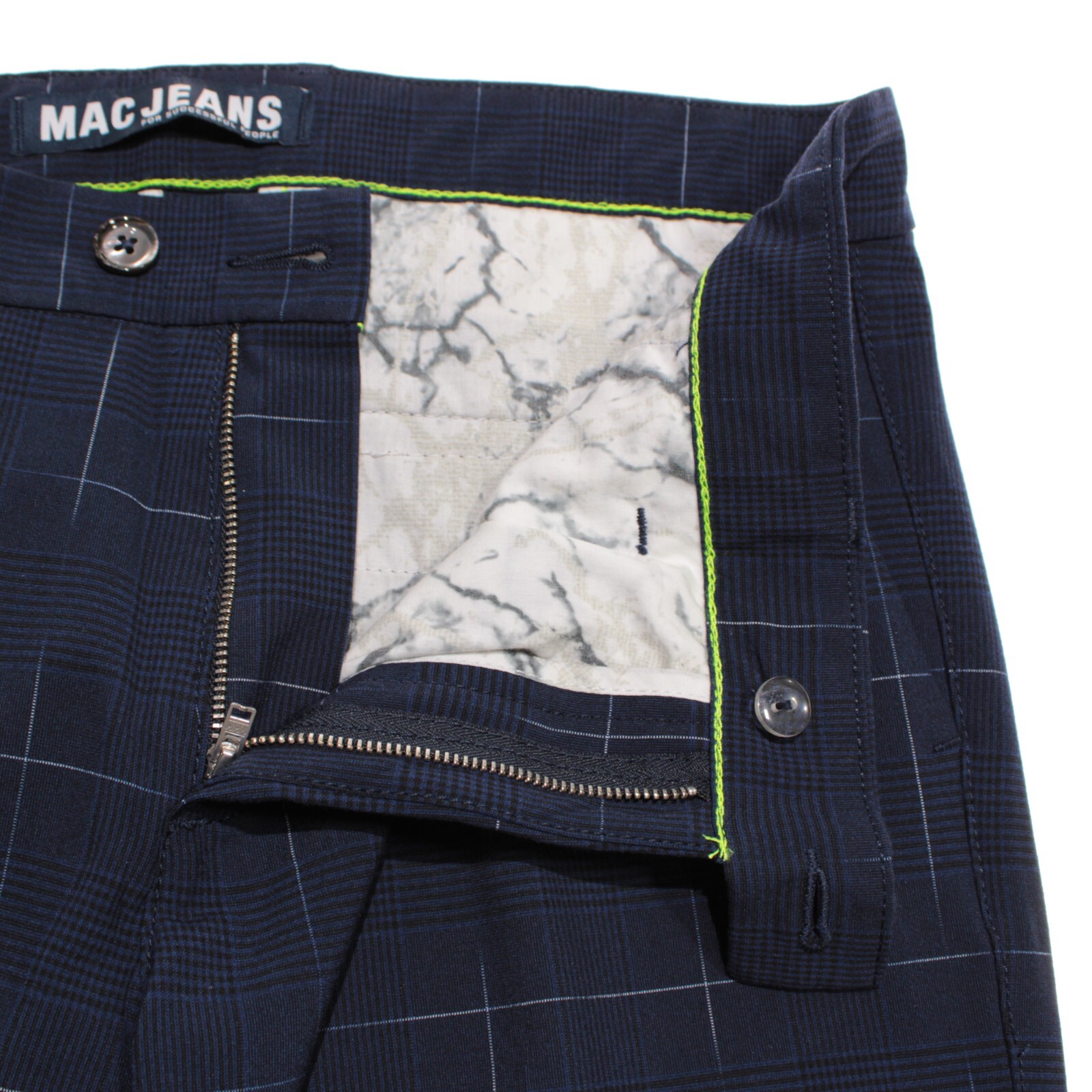 Mac Jeans NWT Chinos / Casual Pants Size 33 US in Blue Polyester Blend