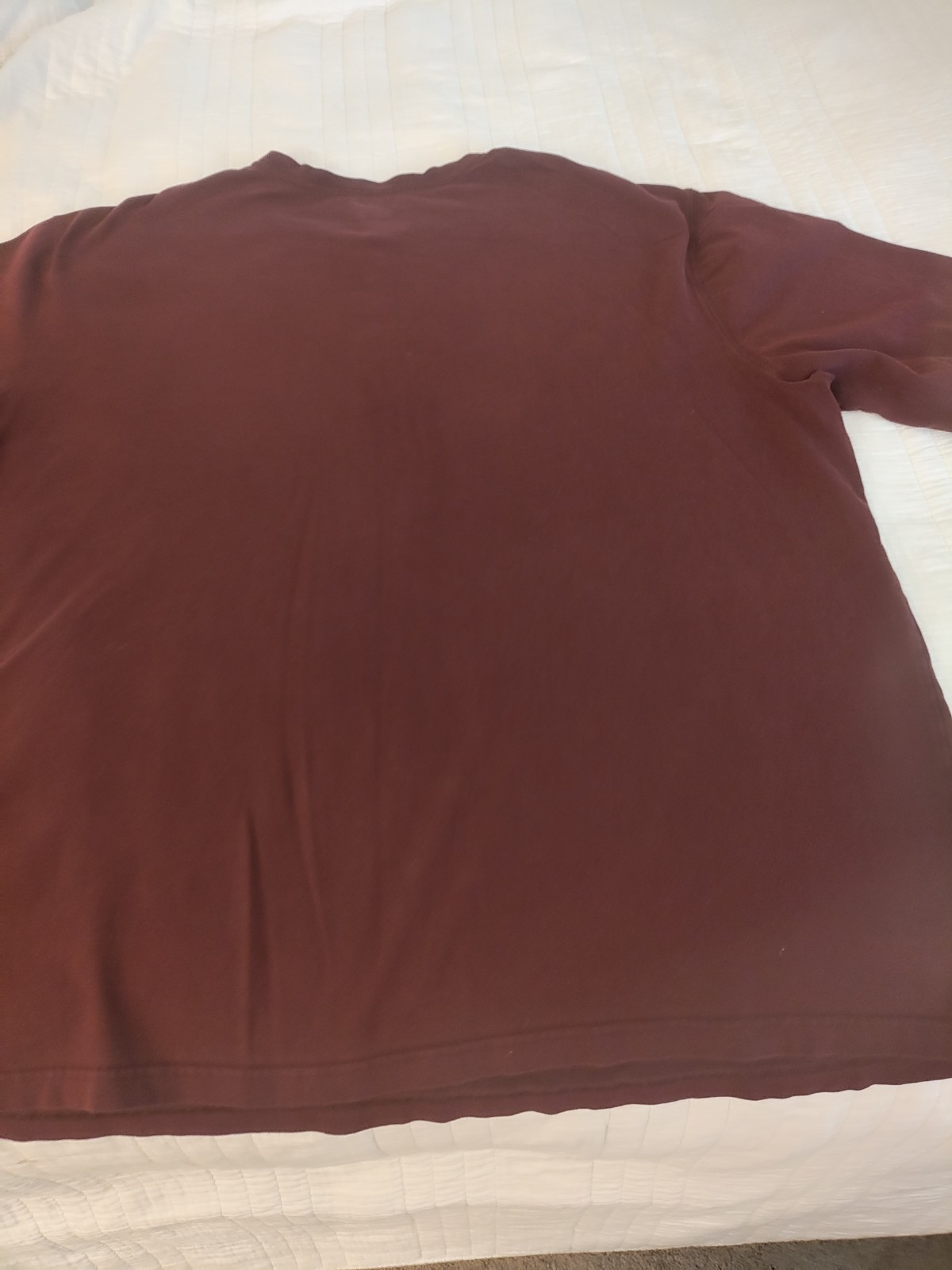 The Foundry Supply Co. Shirt Mens 3XLT Red Thermal Henley Long Sleeve Big Tall