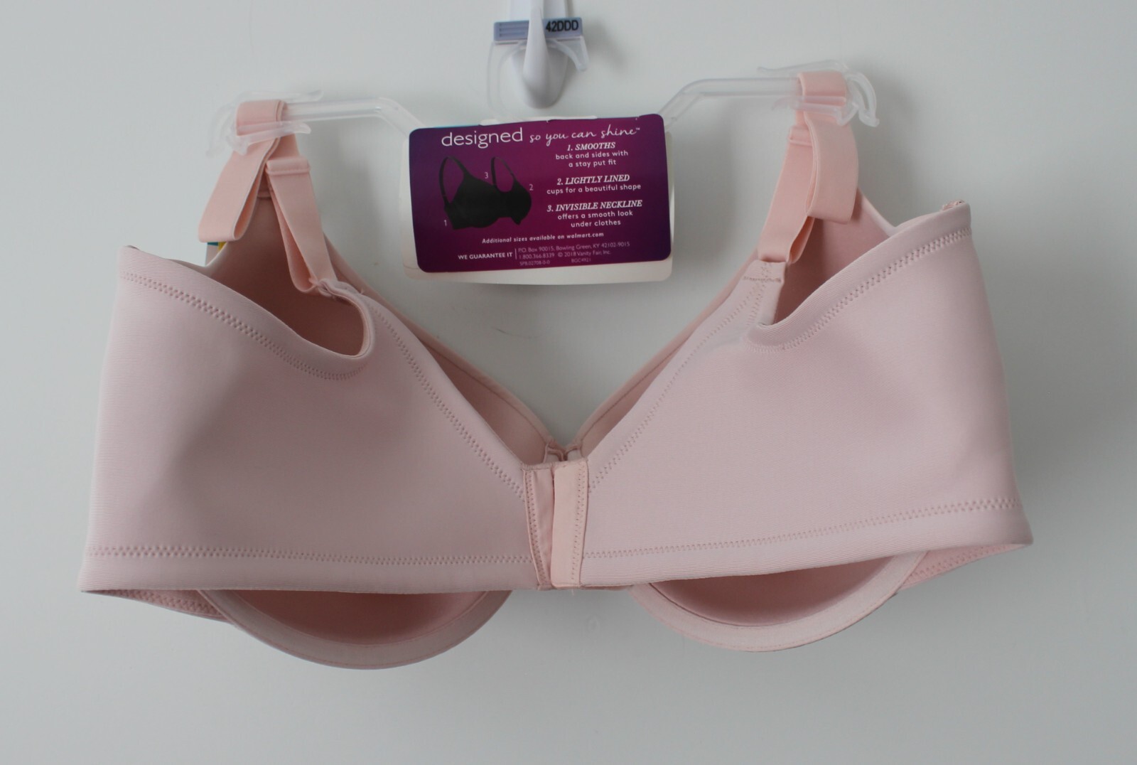 Vanity Fair Radiant Collection Lightly Lined Smoothing Underwire Bra 44DDD NWT