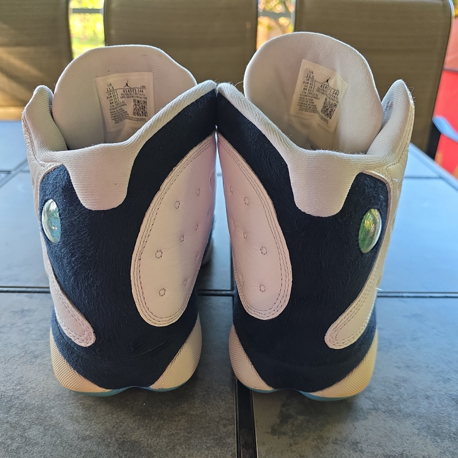 Size 11M Air Jordan 13 White Obsidian 414571-144 No Box!!!