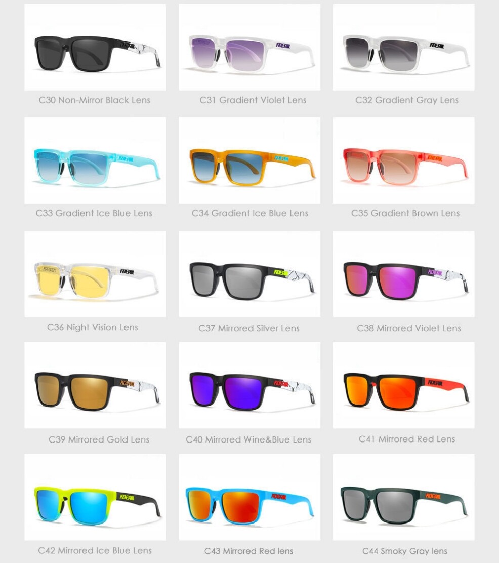 KDEAM Polarized Sunglasses Men Women Cycling Fishing Driving Sports Shades US