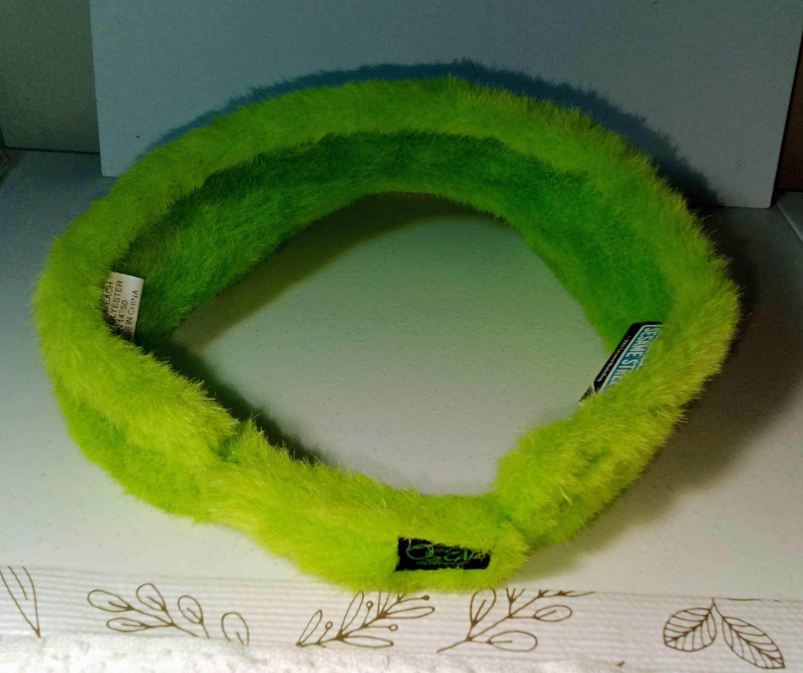 Oscar The Grouch/ Sesame Street Hot Topic Furry Visor/ Adjustable!