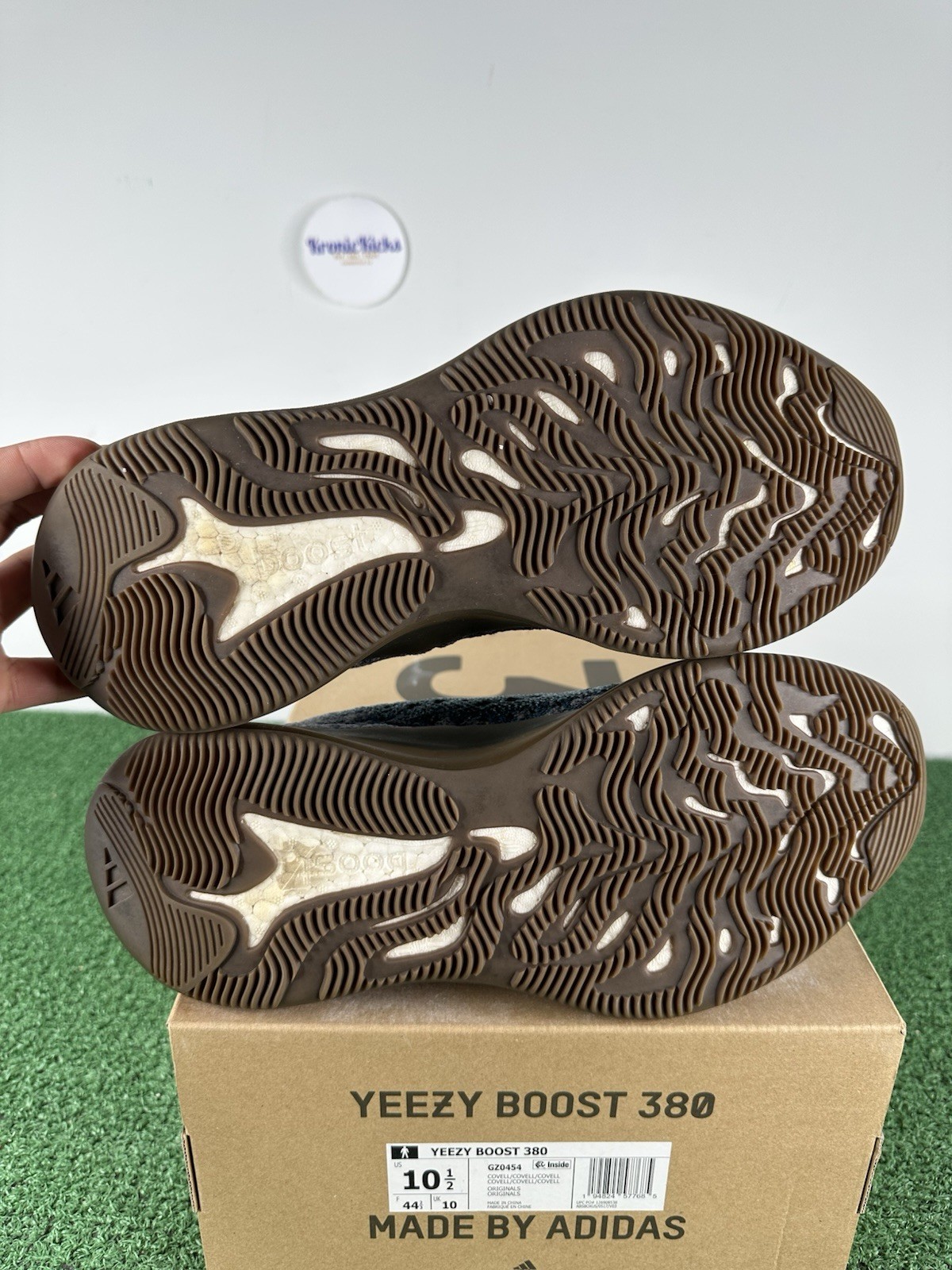 Size 10.5 – adidas Yeezy Boost 380 Covellite – OG Box