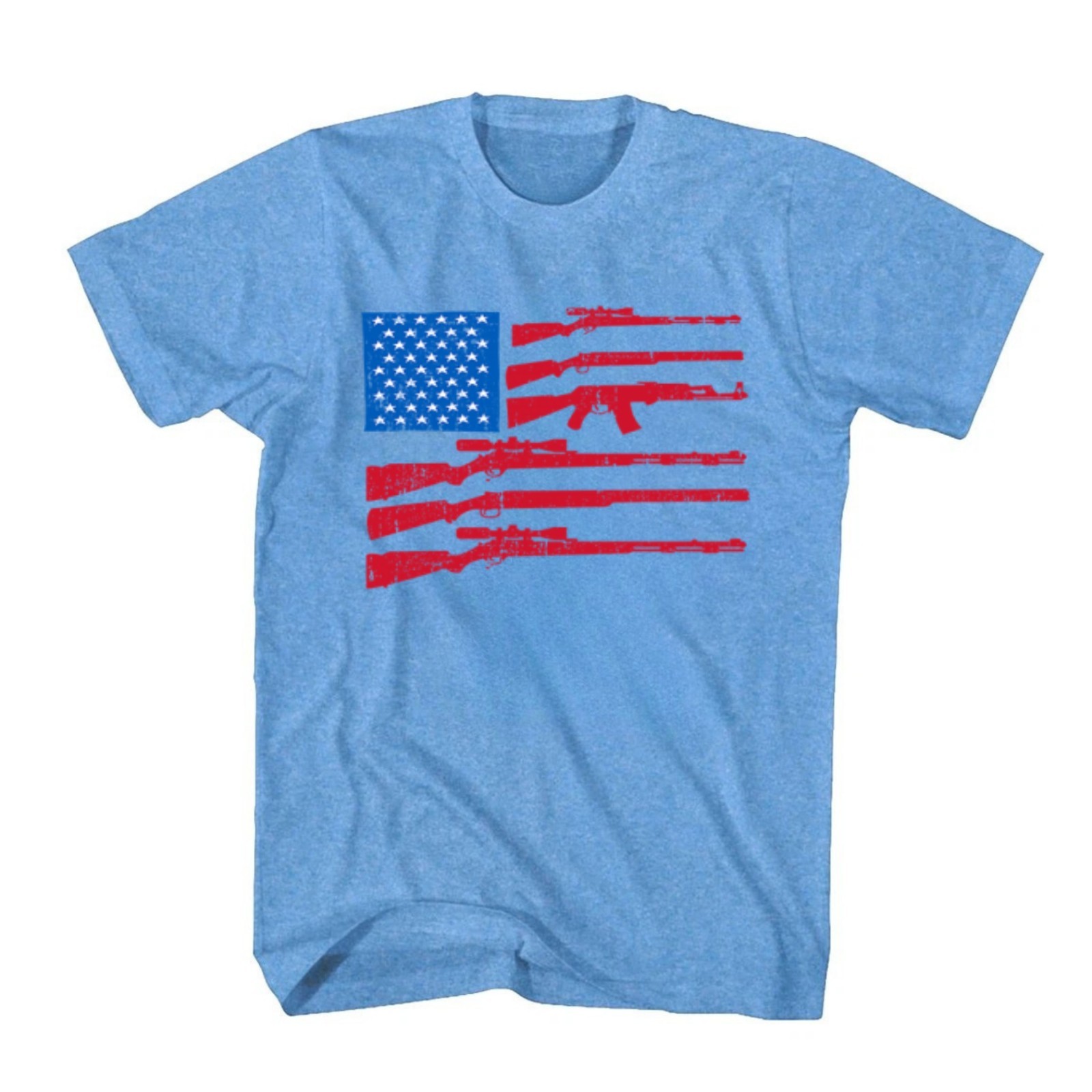 2nd Amendment USA Flag Gun Shirt We the People T Shirt Patriotic Graphic Tee Top