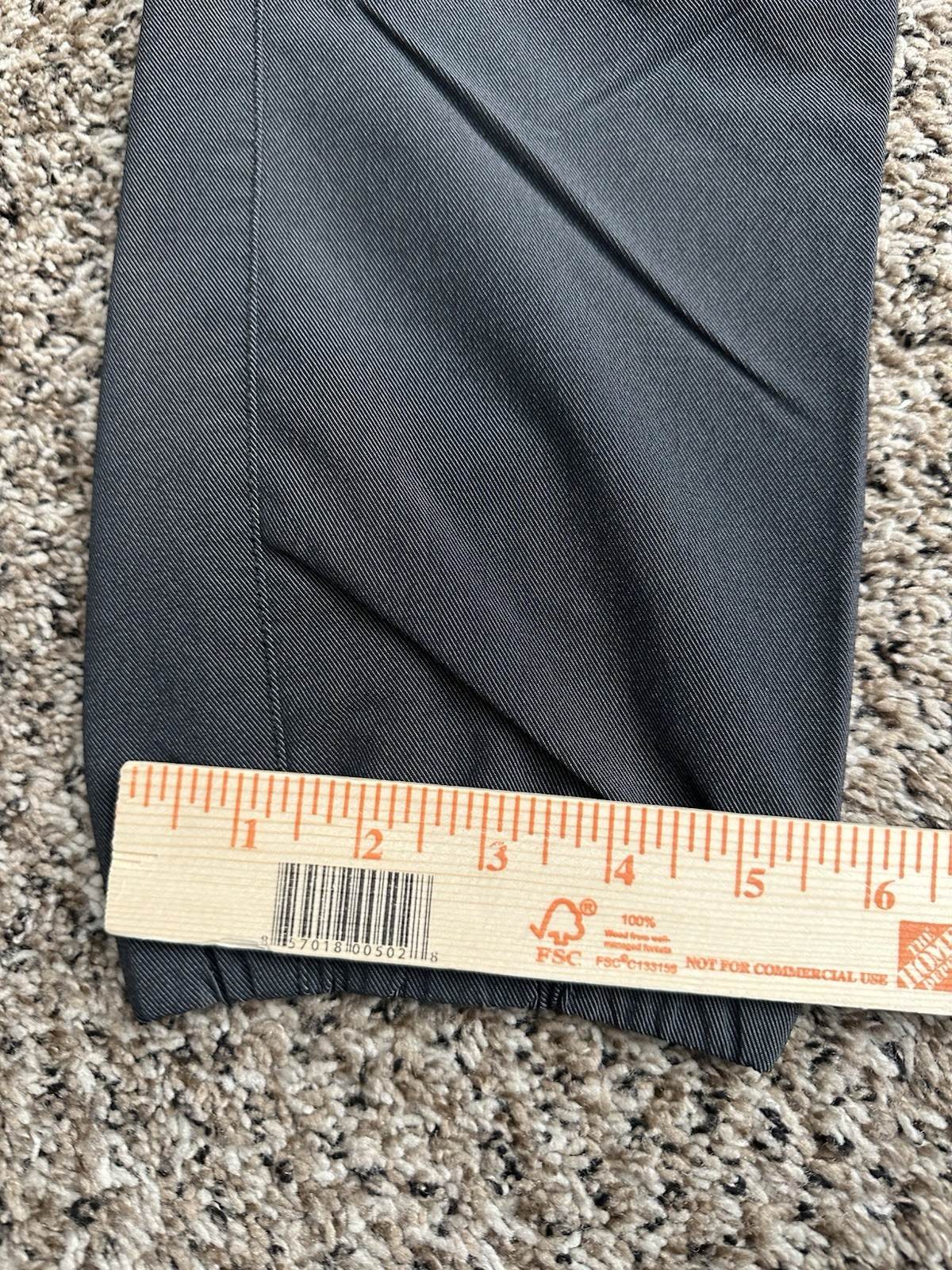 Hurley Men’s Pacer Stretch Twill Elastic Cuffs Jogger Charcoal Gray R1028