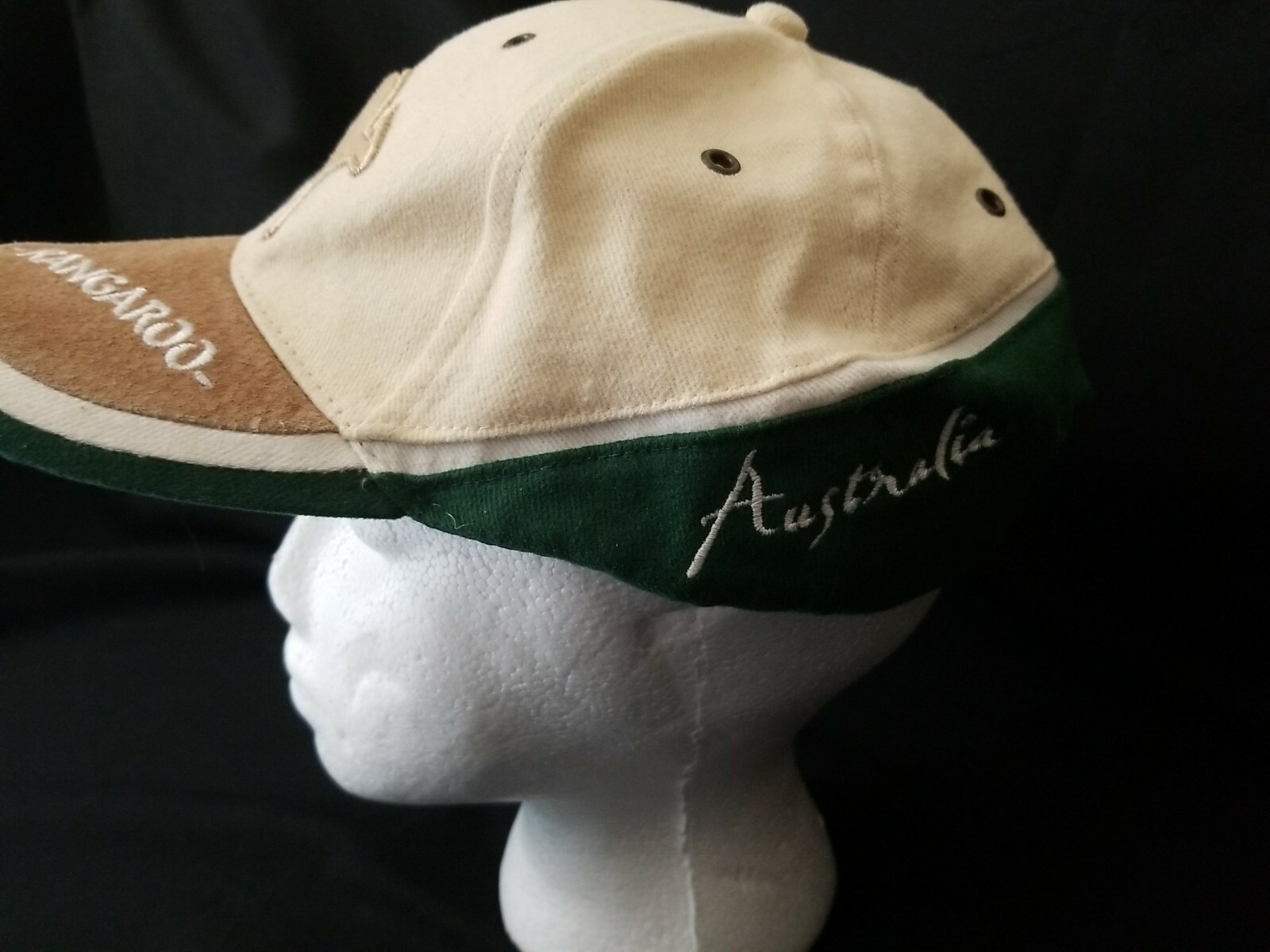 KANGAROO AUSTRALIA ADJUSTABLE BASEBALL CAP Vintage 100% cotton