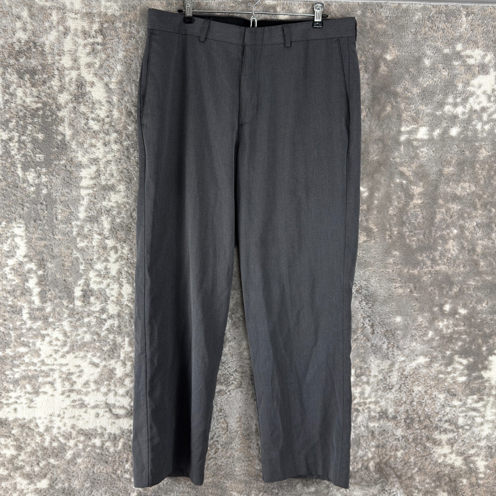Covington Size 34×29 Career Flat Front Dress Pants Wool Button Zip Straight Leg