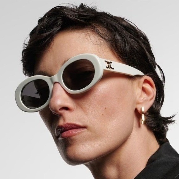NEW CELINE CL40194U 25A IVORY/SMOKE AUTHENTIC SUNGLASSES 52-22-145