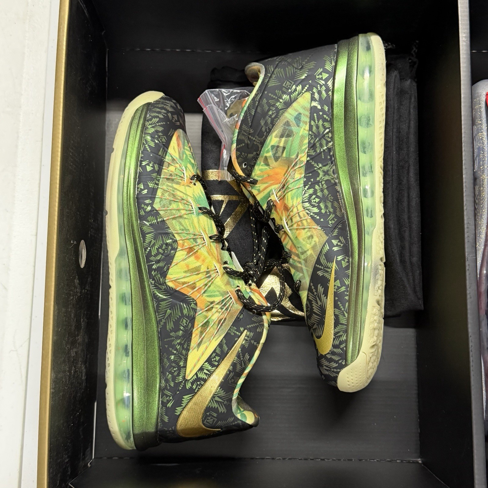 Nike LeBron X Celebration Pack 628622 900 P.S. Elite Low Championship Sz 11