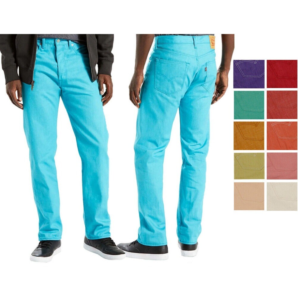 Levi’s Men’s 501 Denim Original Shrink to Fit Button Fly Jeans