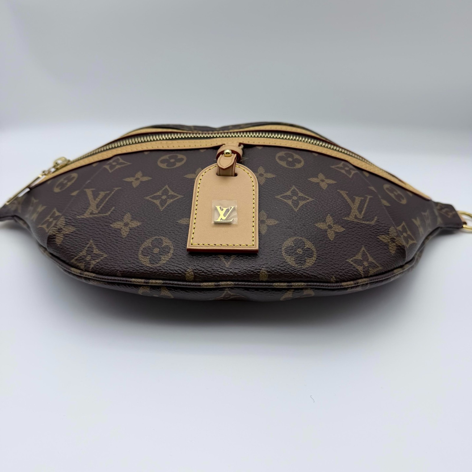 Louis Vuitton High Rise Detachable Strap Coated Canvas Waist Bag Womens M46784