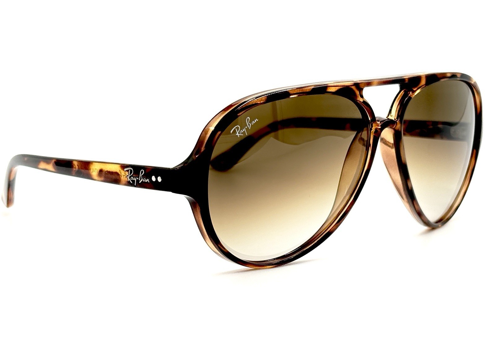Ray-Ban RB4125 710/51 Aviator Sunglasses – Matte Havana