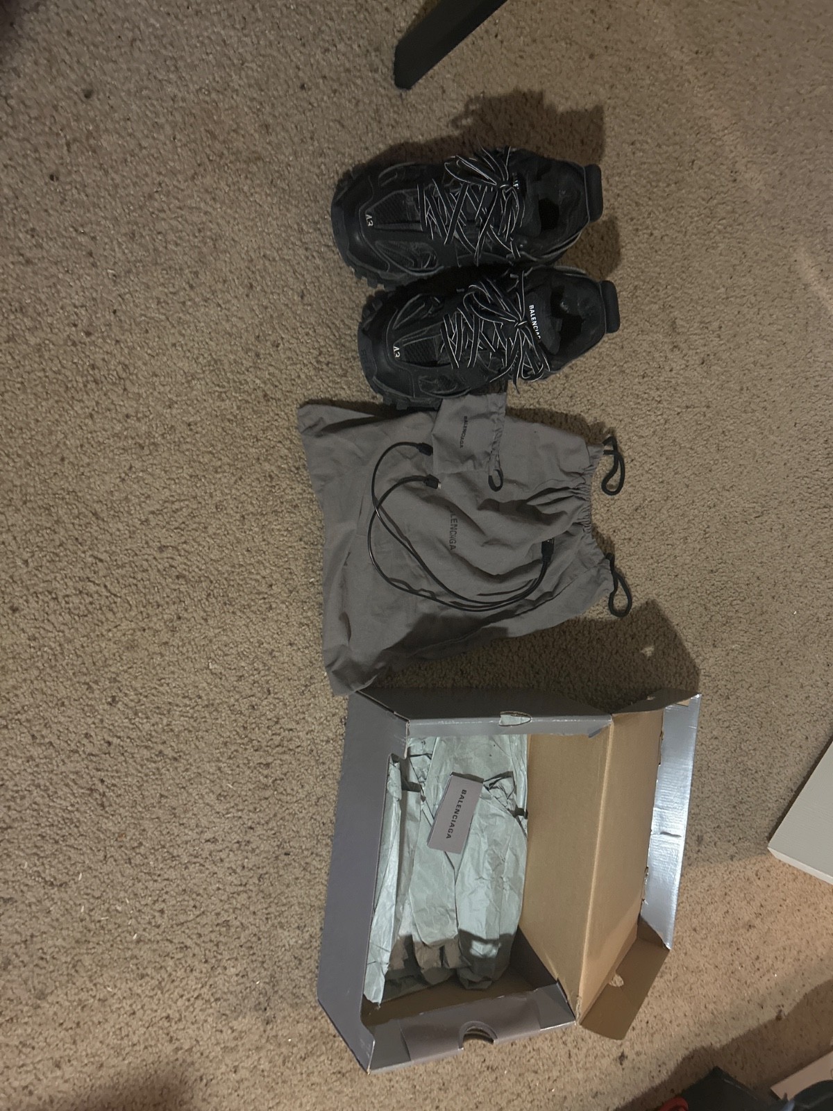 Size 10 – Balenciaga Track Triple Black