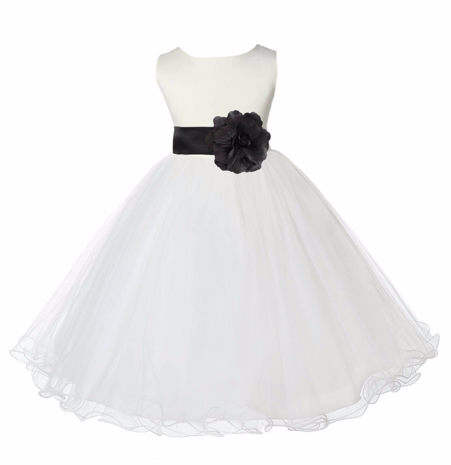 Flower Girl Dress Birthday Wedding Bridesmaid Formal Pageant Recital Graduation