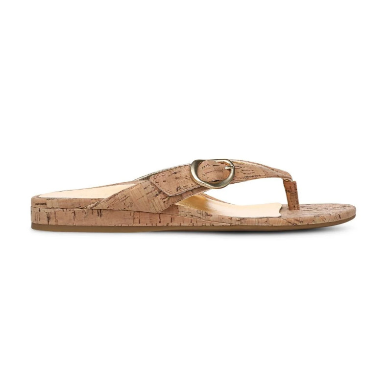 VIONICS Grove Toe Post Sandal – Gold Cork NEW