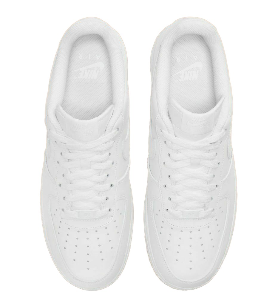 Men’s Nike Air Force 1 ’07 White/White-Gum Light Brown (DJ2739 100)