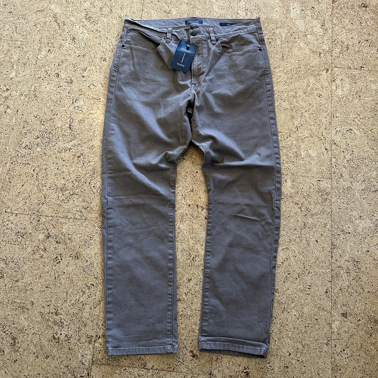 NEW Proof Huckberry Rover Stretch Canvas Slim Fit Pants 33×30