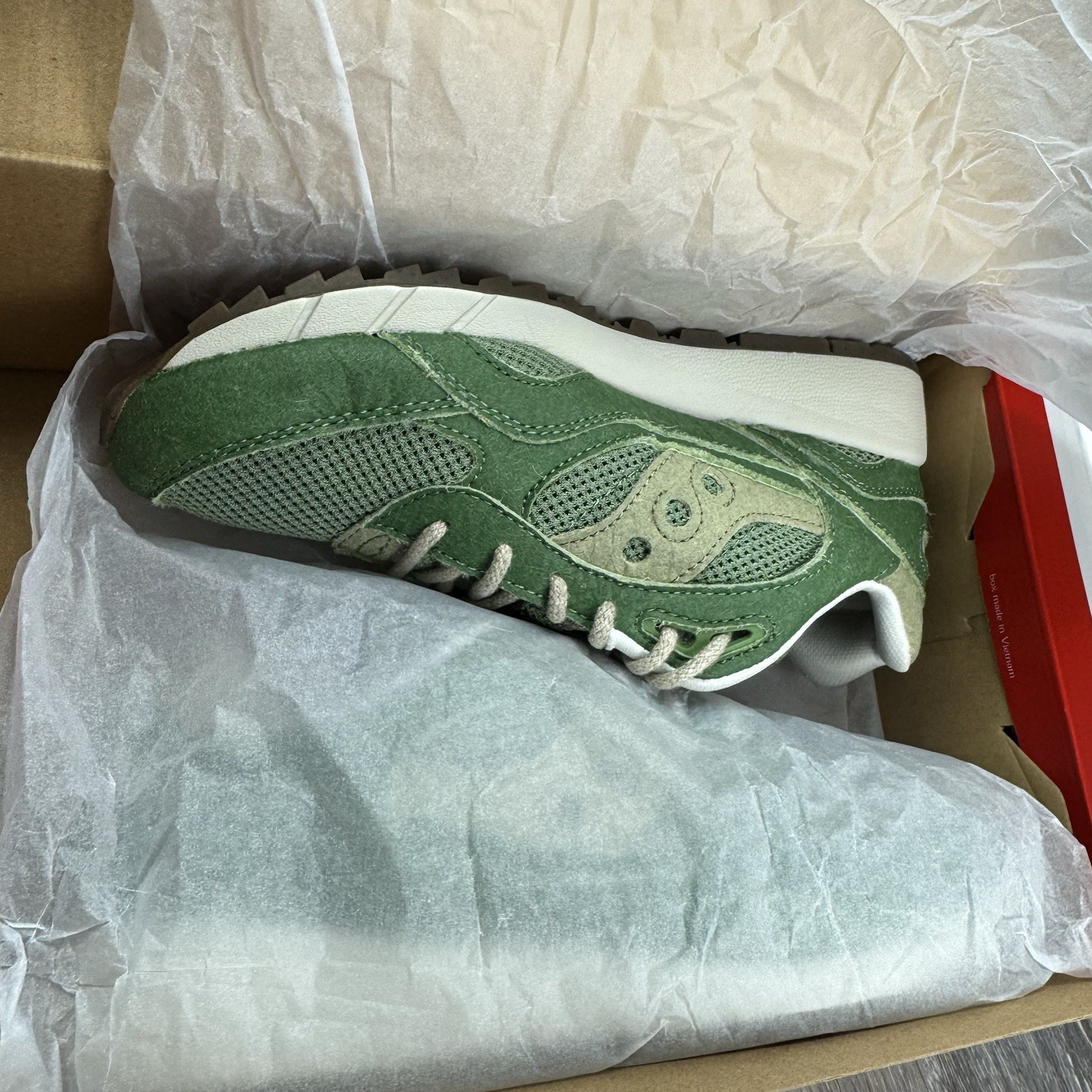 Saucony Shadow 6000 Shoes Men Size 8 Green RFG Artichoke pineapple Earth Pack