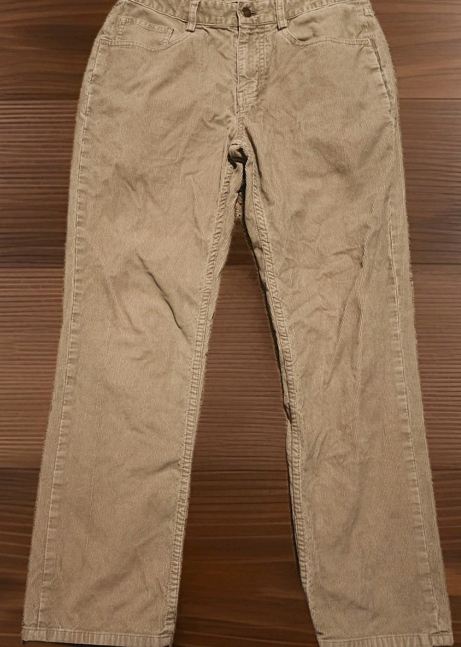 Vineyard Vines Mens 5-Pocket Pants Corduroy Cotton 30W x 29L Beige Tan