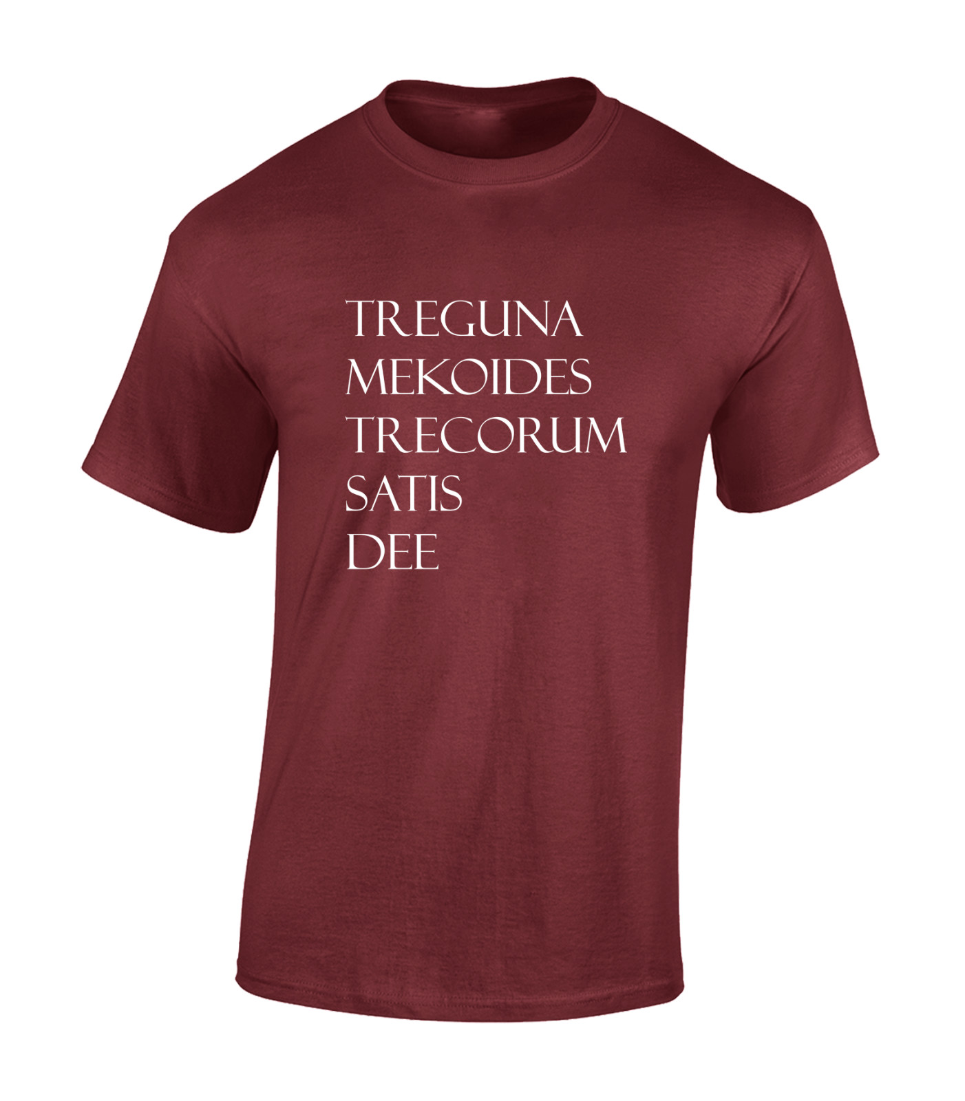TREGUNA MEKOIDES MENS T SHIRT COOL MAGIC SPELL RETRO COMEDY FUNNY FILM TOP