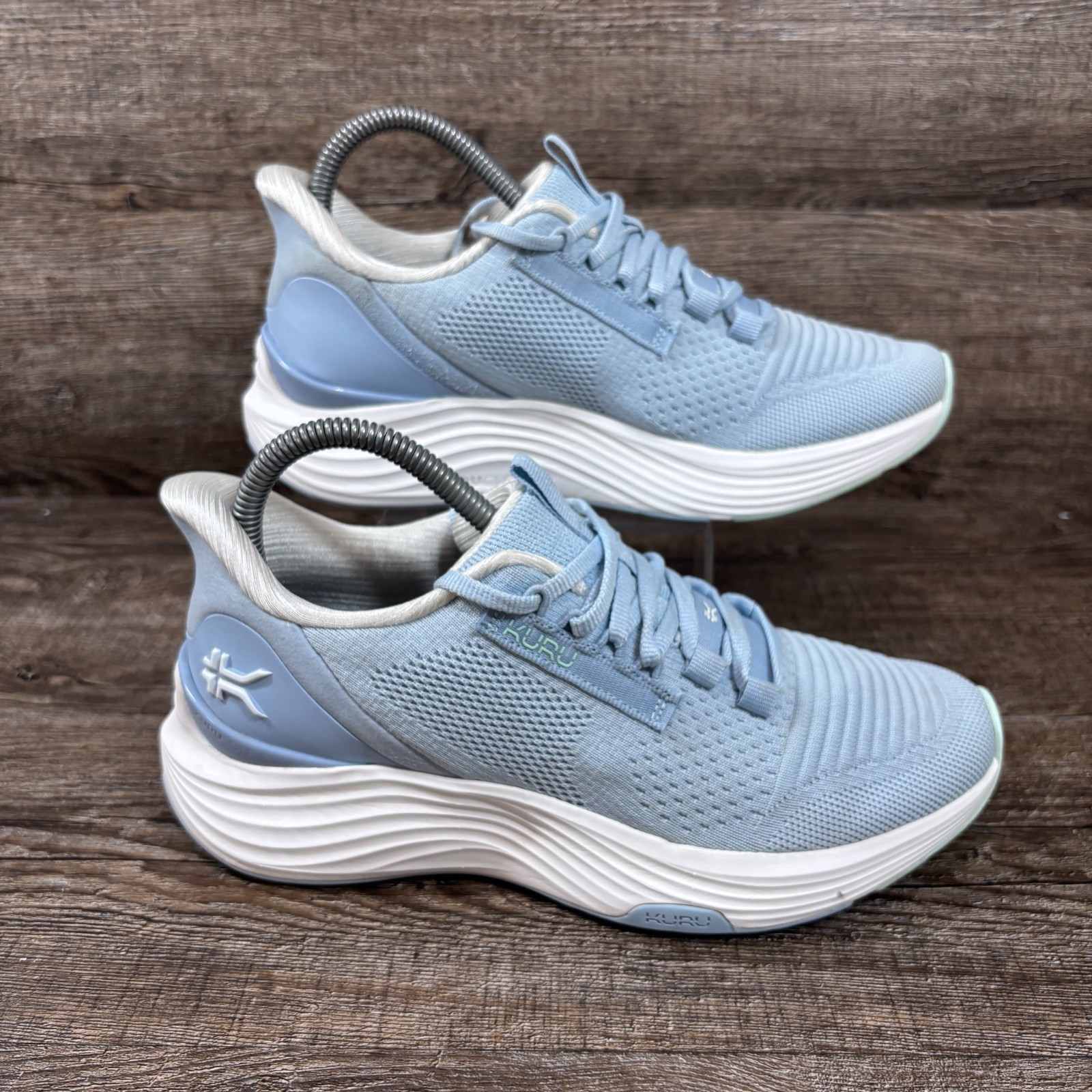 Kuru Atom 2 Shoes Women’s 6.5 M Mist Blue Bright White Walking Running Sneakers