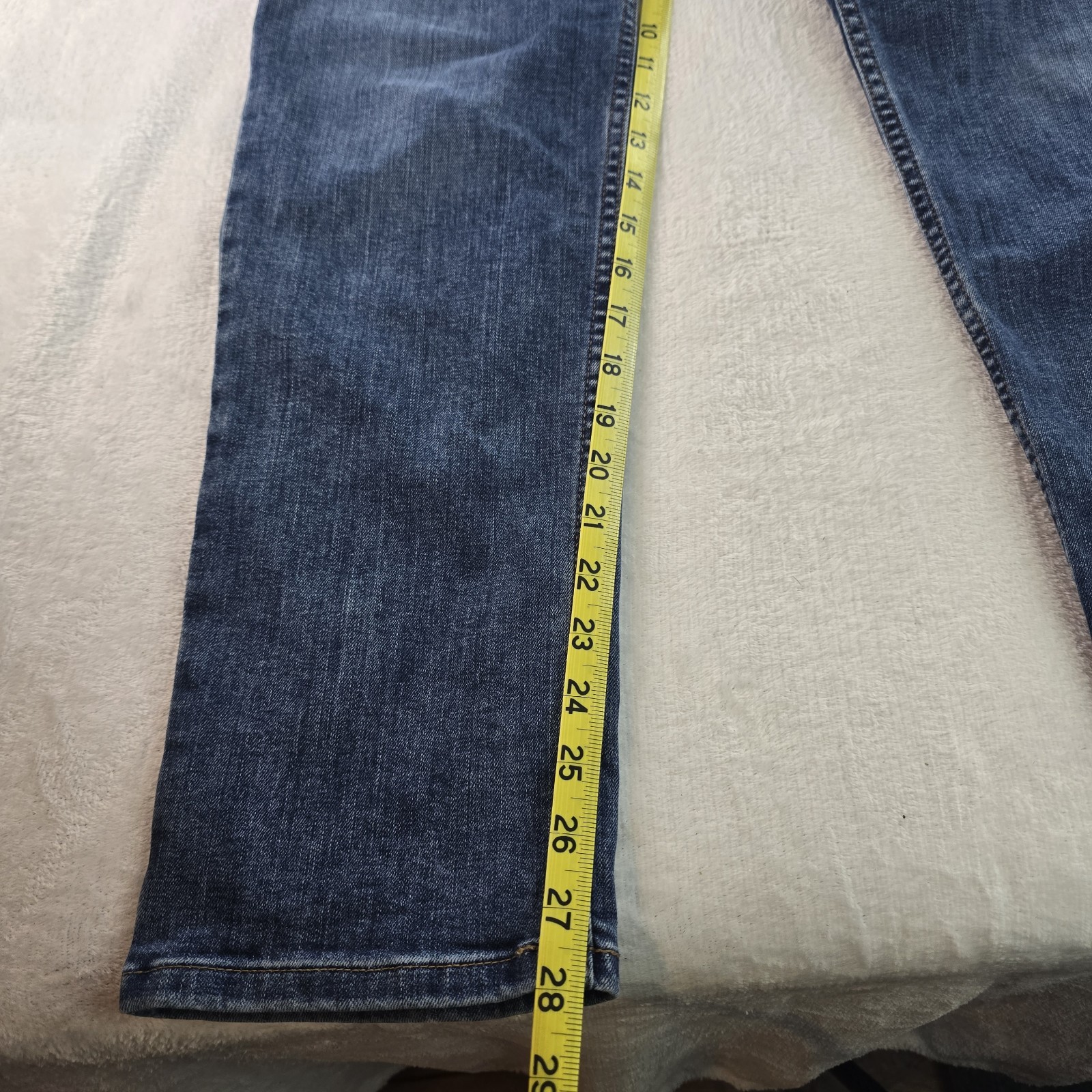 LL Bean Mens BeanFlex Jeans Standard Fit Straight Leg Stretch Size 30×29