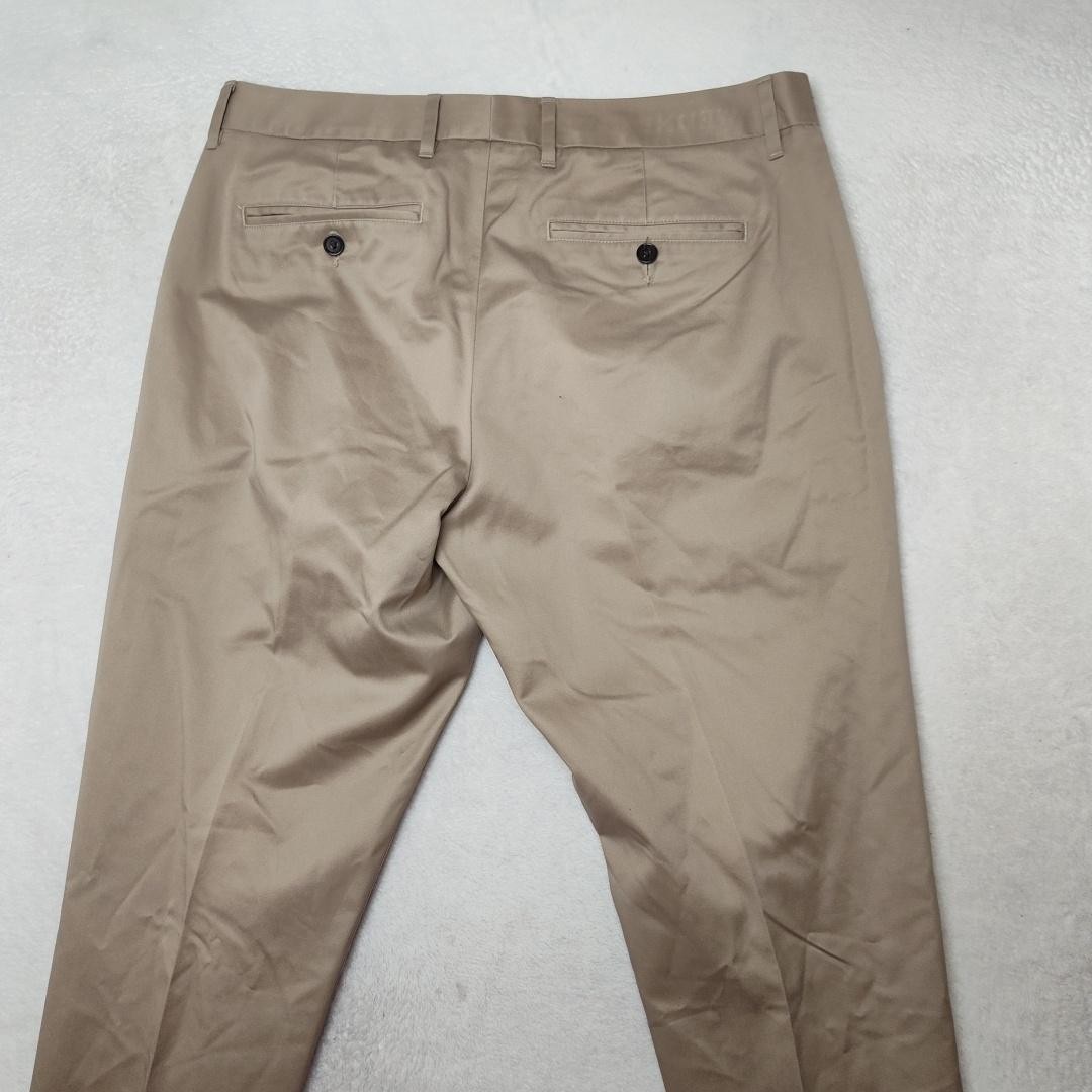 Bonobos Pants Mens 33×32 Beige Cotton Chino Slim Flat Workday Warrior Wednesday