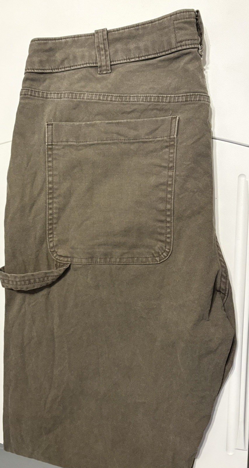 Abercrombie & Fitch Men’s Athletic Loose Workwear Pants (Brown, 34×30)