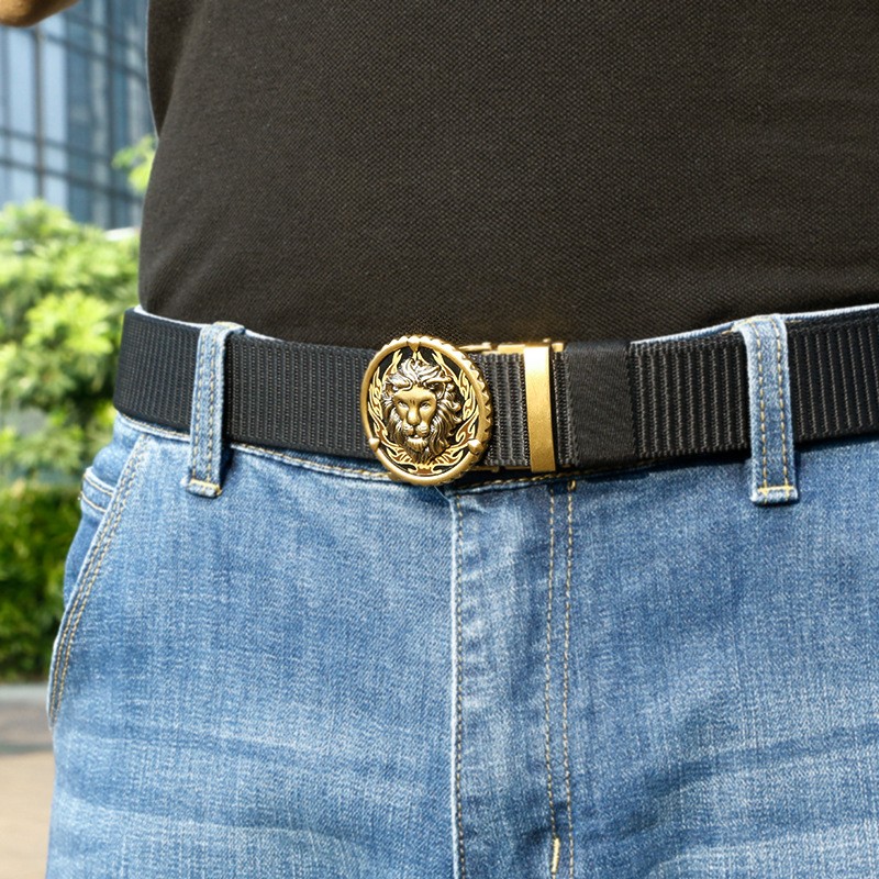 Tactical Belt Automatic Buckle Easy Outdoor Sports Quick Dismantling Nylon 3.5cm