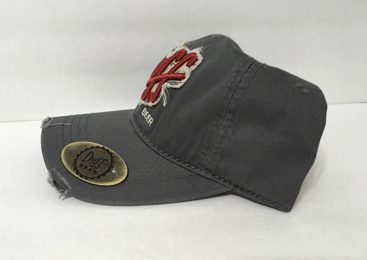 Universal Studios Exclusive The Simpsons Duff Beer Adult Baseball Cap