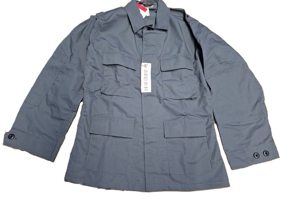 TruSpec Classic 4 Pocket BDU Shirt Long Sleeve Tactical Shirt Charcoal Grey