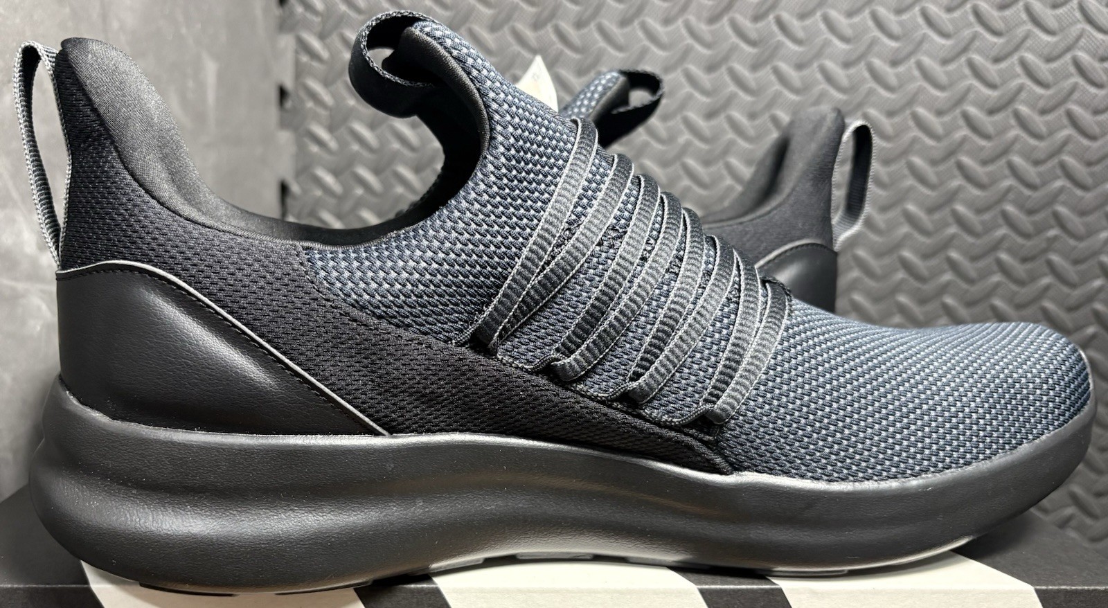 Adidas Lite Racer Adapt 7.0 Blk/Grey MENs Size 11.5 NEW Box/tag FREESHIP IE6327