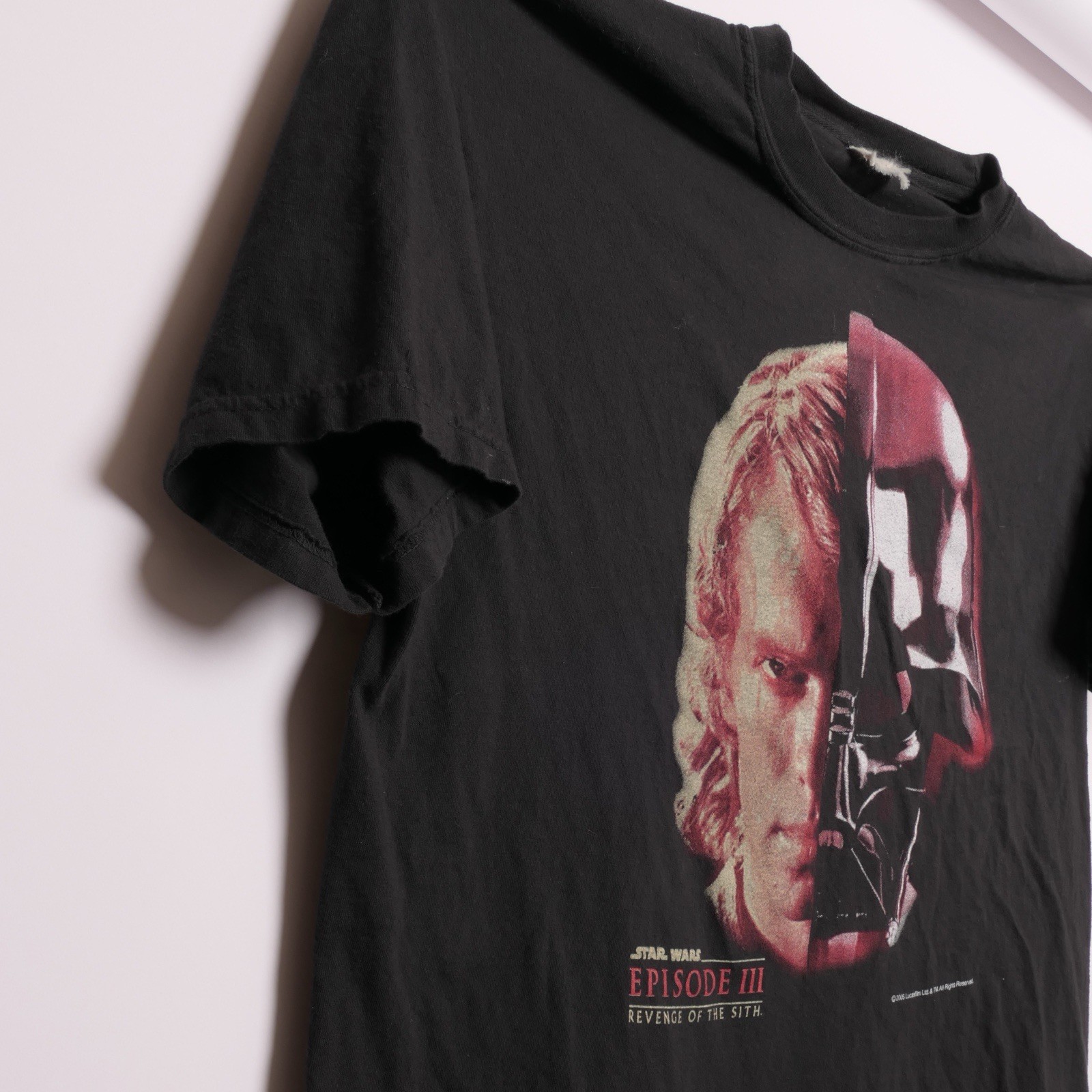 Star Wars Episode III Revenge Sith Anakin Skywalker Darth Vader Movie Tee XL