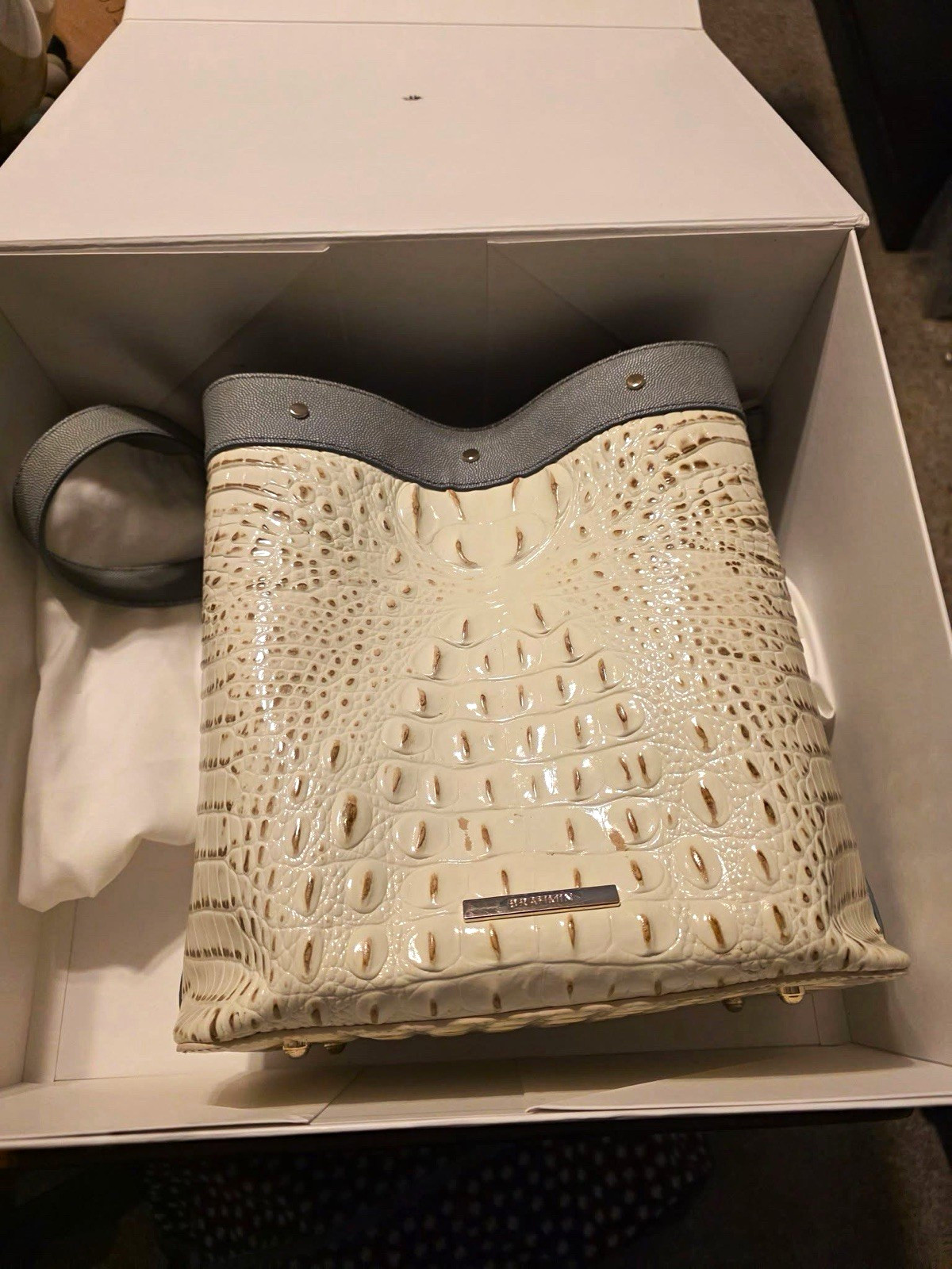 Authentic gently used Brahmin and matching wallet