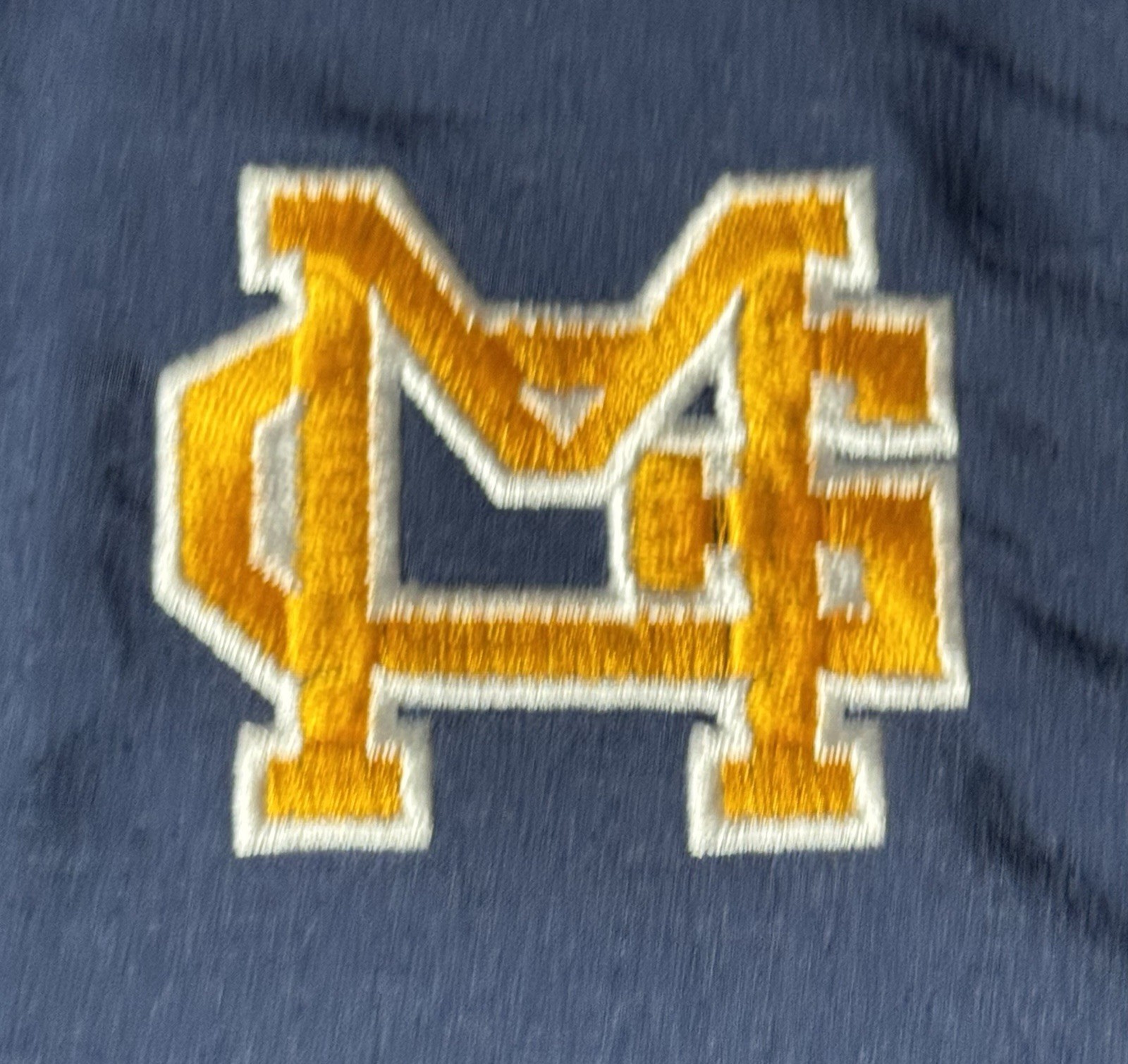 Pre Owned Excellent Minors Gold Baseball Club Short Sleeve Windbreaker Men Sz L