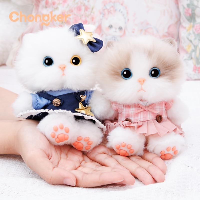 Plush Keychain, 4.7″ Inch Cute Stuffed Animal Keychain, Cat Plush Purse Charm…