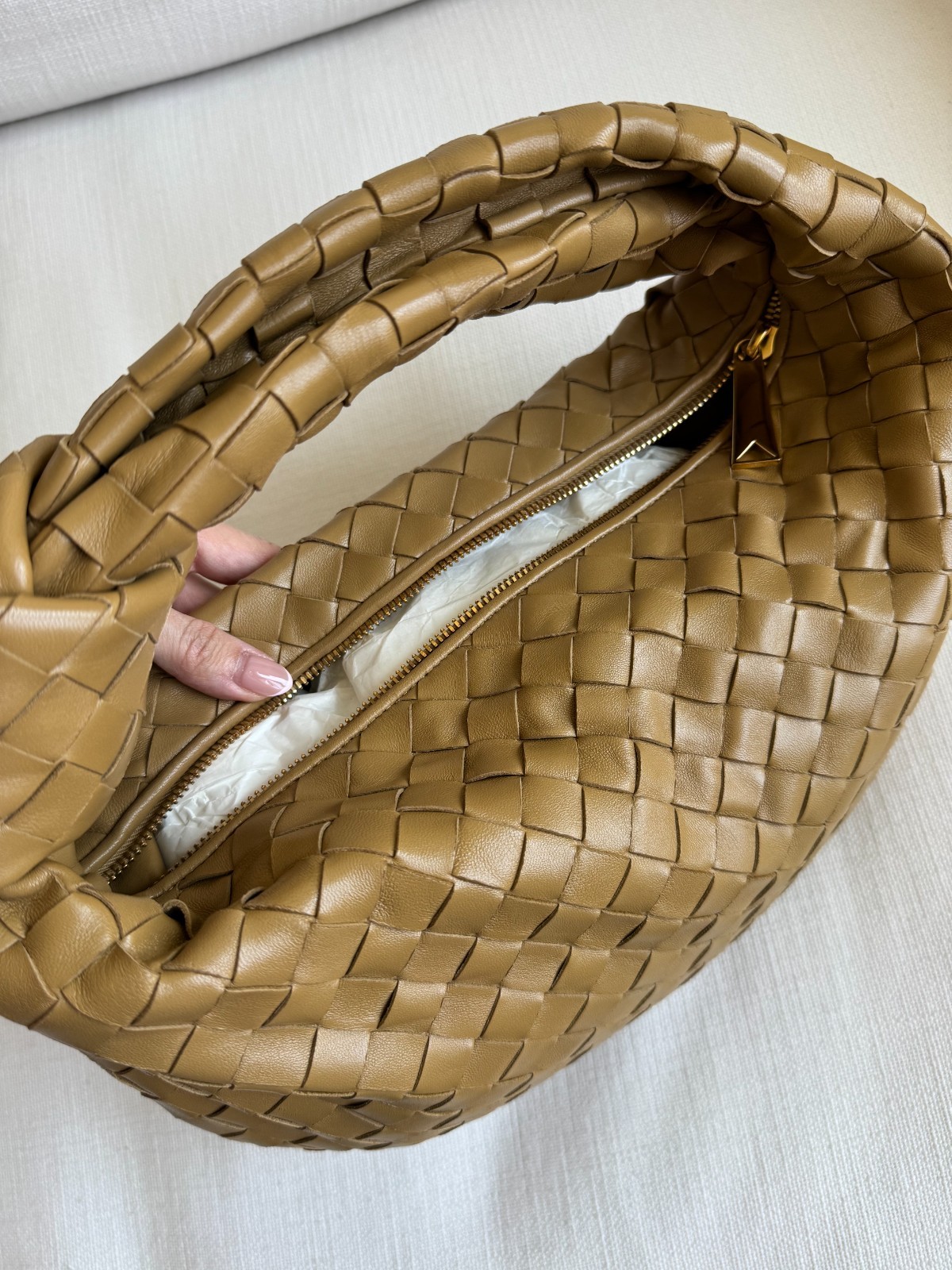 Bottega Veneta Small Jodie Dark Praline