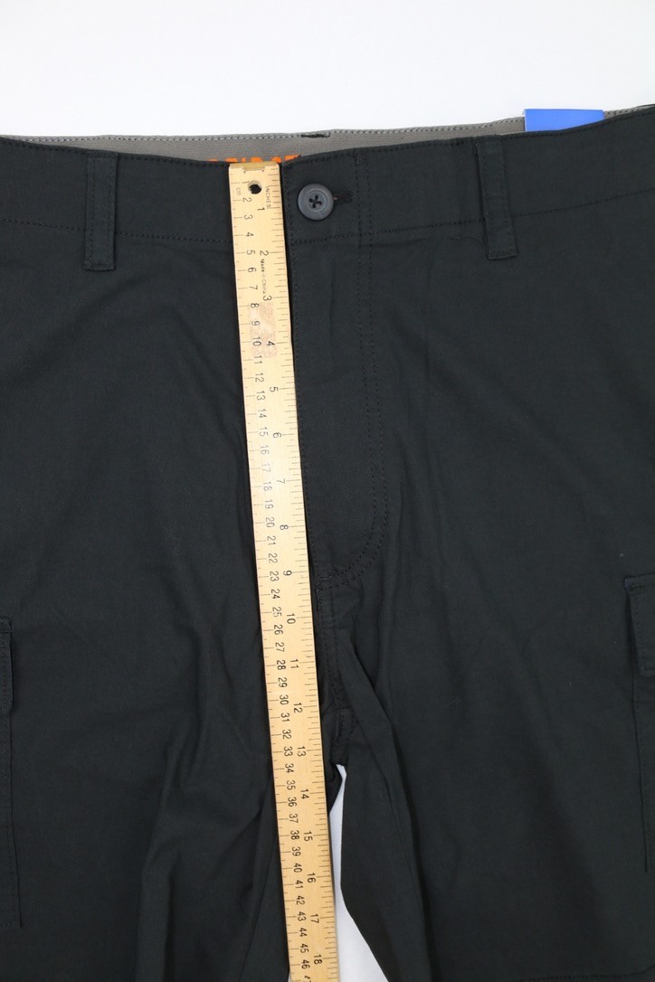 Wearfirst Mens Cargo Short Black Sz L 9in Inseam Stretch Soft Touch Comfort
