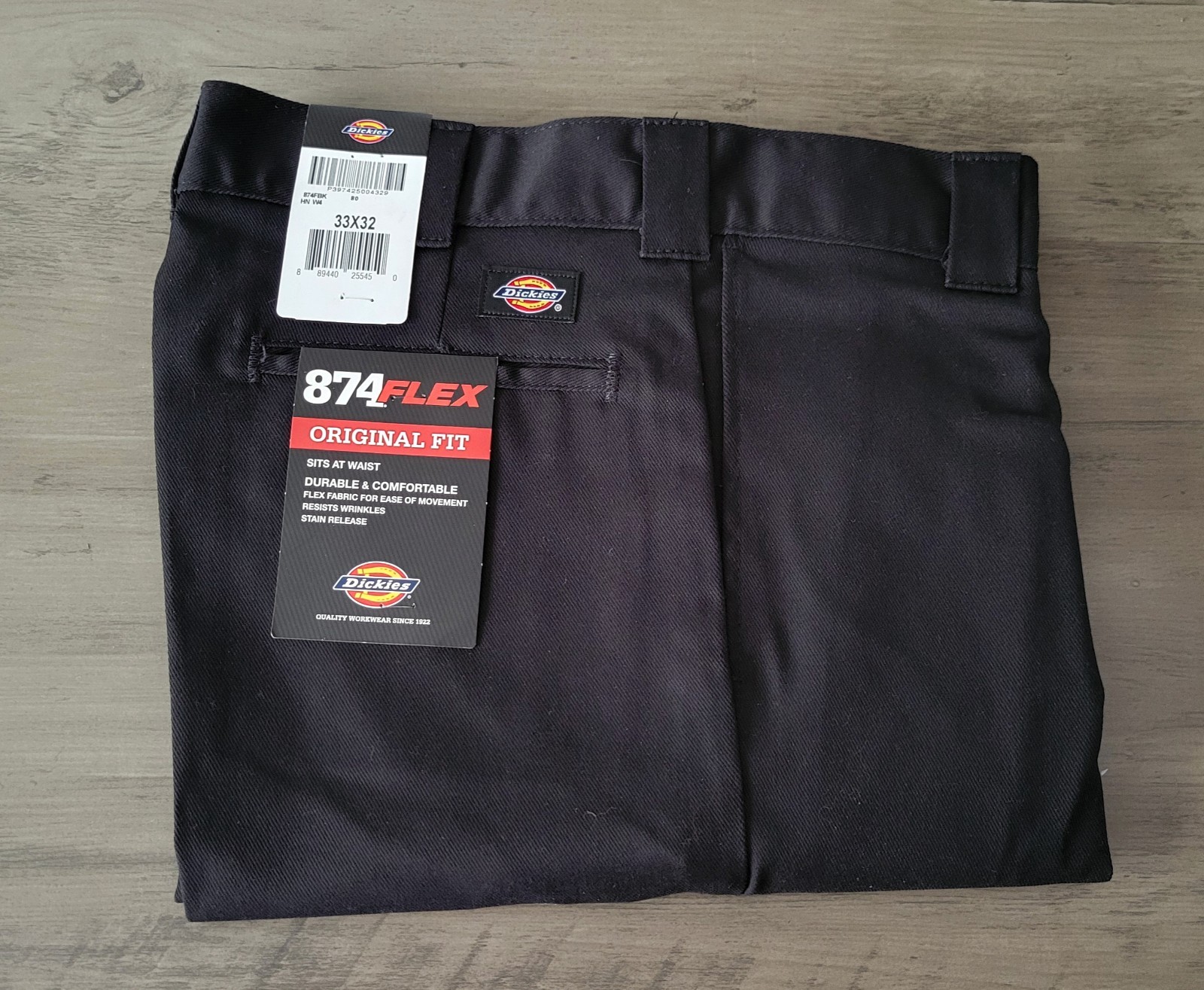 Dickies Mens Classic 874 Flex Original Fit Straight Leg Work Pants – New