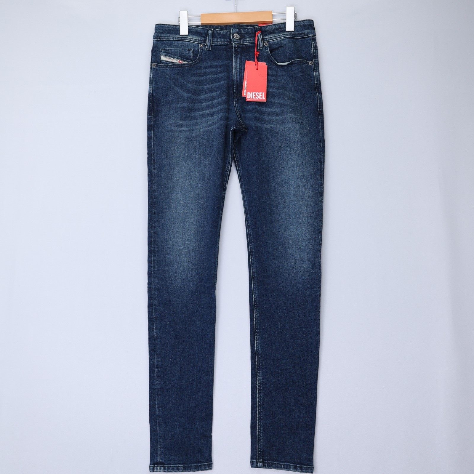 Diesel Mens Jeans 1979 Sleenker Trousers Skinny Leg Low Rise Dark Blue Size NWT