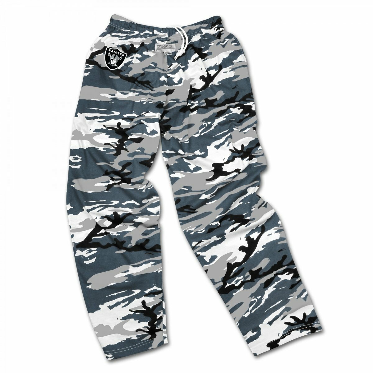Zubaz NFL Football Men’s Oakland Raiders Camo Casual Active Pants