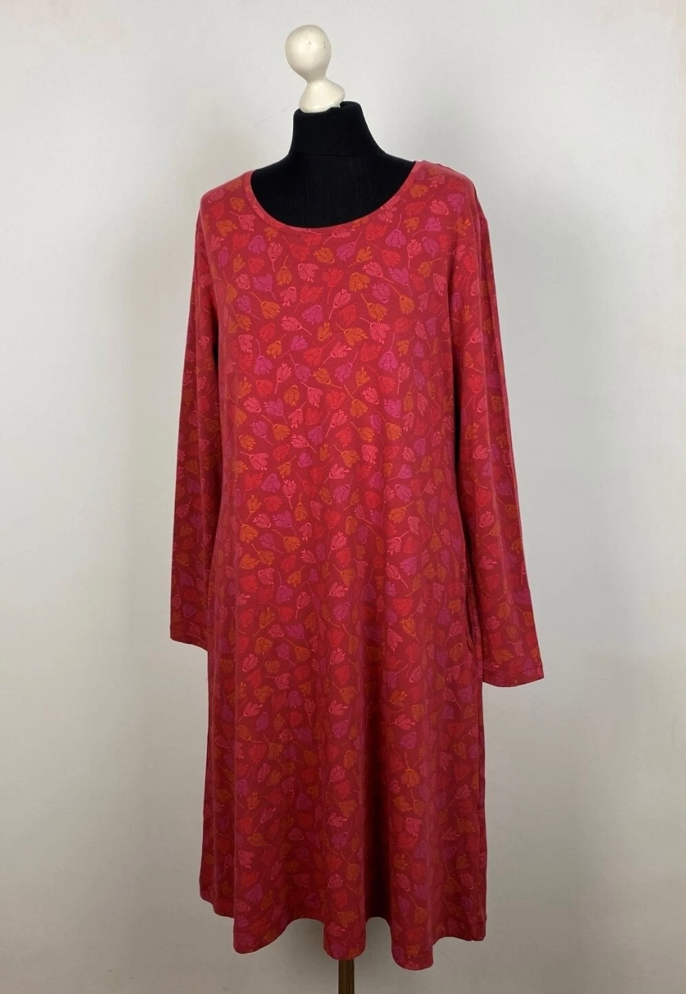 GUDRUN SJODEN women’s dress 94% cotton 6% elastane Size L