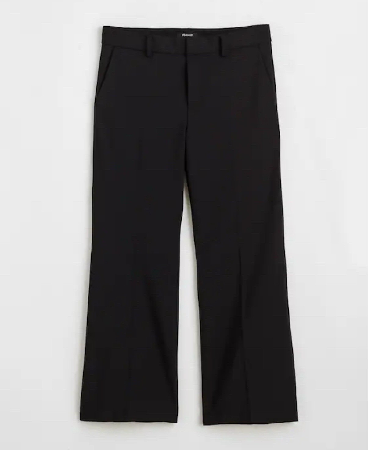Madewell Women’s Kick Out Crop Pants in Wool-Blend Twill Size 2