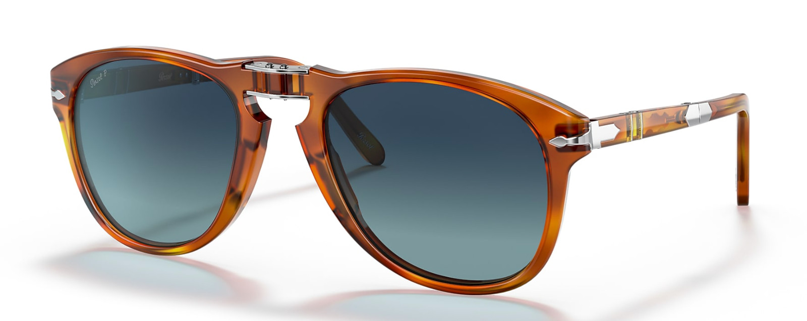 Persol 714SM Steve McQueen Light Havana Sunglasses 54 mm Made in Italy
